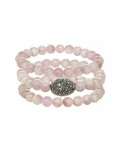 Coupon 🧨 Rachel Reinhardt Kunzite Crystal Fireball Bracelet 👩 Women Bracelets 🧨
