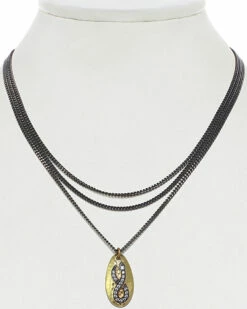 Brand new 🌟 Rachel Reinhardt 14K Over Silver CZ Necklace 👩 Women Necklaces 🔥