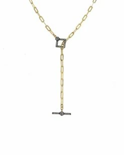 Best reviews of 👏 Rachel Reinhardt 14K Over Silver Paperclip Chain Necklace 👩 Women Necklaces 🧨