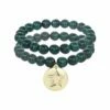 Top 10 🎉 Rachel Reinhardt Malachite CZ Star Disc Pendant Bracelet 👩 Women Bracelets ⭐