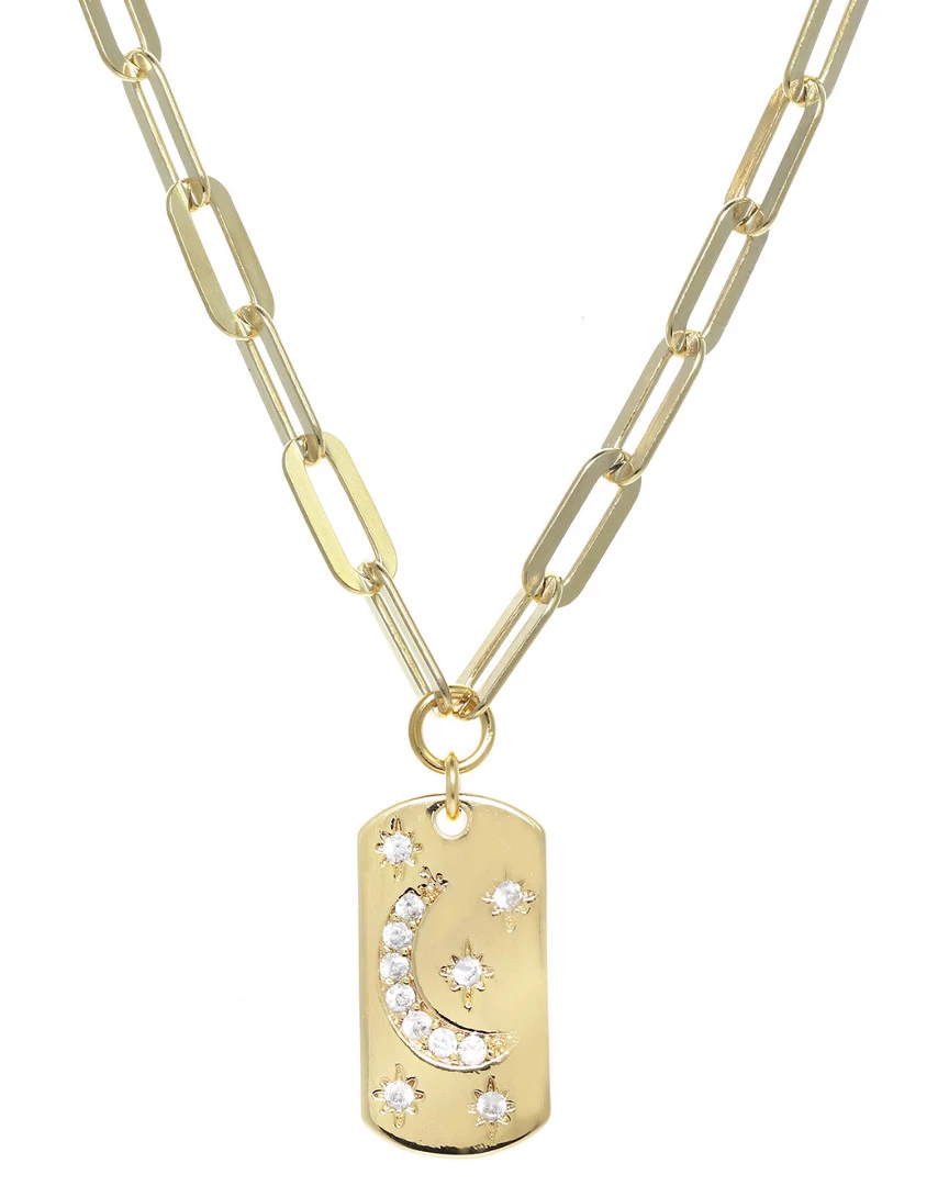 Top 10 ๐ Rachel Reinhardt 14K Over Silver CZ Paperclip Chain Necklace ๐ฉ Women Necklaces ๐ฅฐ