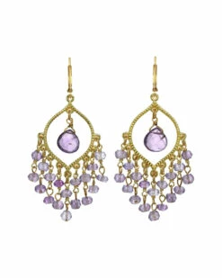 Budget 👏 Rachel Reinhardt 14K Over Silver Amethyst Earrings 👩 Women 💯