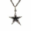 Brand new 🤩 Rachel Reinhardt 0.28 Ct. Tw. Diamond Pave And Jet Enamel Star Necklace 👩 Women Necklaces 💯