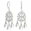 Flash Sale ⭐ Rachel Reinhardt Silver Quartz CZ Filigree Earrings 👩 Women 🎉