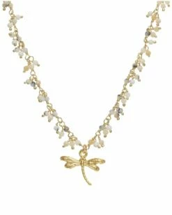 Best reviews of 😍 Rachel Reinhardt 14K Over Silver Cluster Dragonfly Necklace 👩 Women Necklaces 🛒