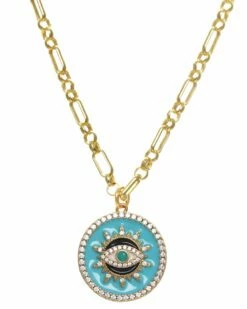 Best reviews of 🥰 Rachel Reinhardt 14K Over Silver Evil Eye Necklace 👩 Women Necklaces 👍