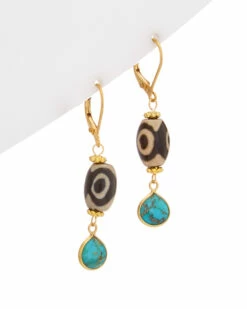 Buy 😉 Rachel Reinhardt 14K Over Silver Gemstone Drop Earrings 👩 Women 🛒