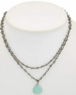 Hot Sale ๐ Rachel Reinhardt Silver Gemstone Necklace ๐ฉ Women Necklaces ๐