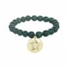 Coupon 🔥 Rachel Reinhardt Malachite CZ Star Medallion Bracelet 👩 Women Bracelets 💯