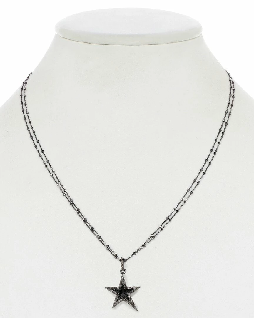 Brand new ๐ฏ Rachel Reinhardt Silver Diamond Enamel Multi-Chain Necklace ๐ฉ Women Necklaces ๐ฅ