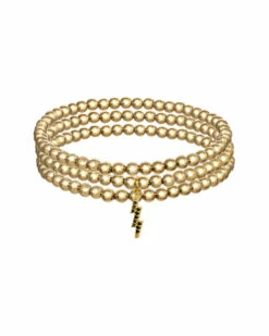 Best Pirce ✨ Rachel Reinhardt 14K CZ Set Of 3 Stretch Bracelets 👩 Women 🤩