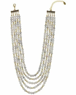 Deals 🔔 Rachel Reinhardt 14K Plated Silverite Layered Necklace 👩 Women Necklaces 😀