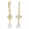 Best reviews of 🧨 Rachel Reinhardt Quartz CZ Flower Dangle Earrings 👩 Women 🔔