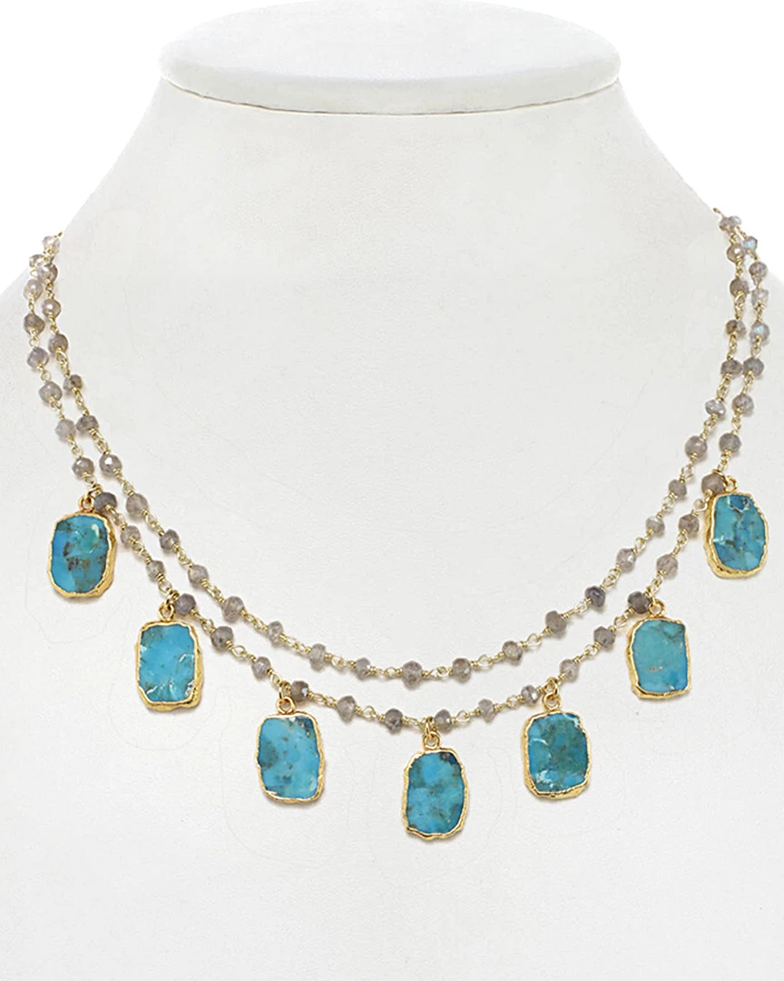 New ๐ฏ Rachel Reinhardt 14K Over Silver Gemstone Necklace ๐ฉ Women Necklaces ๐