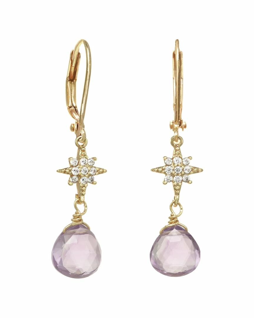 Best deal ๐งจ Rachel Reinhardt Amethyst CZ Star Dangle Earrings ๐ฉ Women ๐ฅฐ