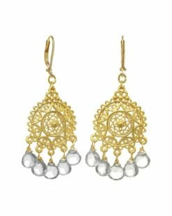 Best reviews of 🧨 Rachel Reinhardt Quartz Filigree Chandelier Earrings 👩 Women 💯