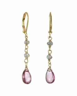 Coupon 😍 Rachel Reinhardt 14K Over Silver Gemstone Drop Earrings 👩 Women 😉