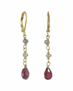 Brand new 🎁 Rachel Reinhardt 14K Over Silver Gemstone Drop Earrings 👩 Women 🎁