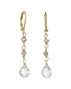 Best Pirce 👍 Rachel Reinhardt 14K Over Silver Gemstone Earrings 👩 Women 😀