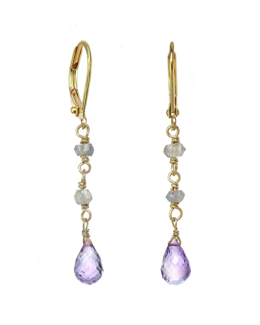 New ๐ Rachel Reinhardt 14K Over Silver Gemstone Earrings ๐ฉ Women ๐