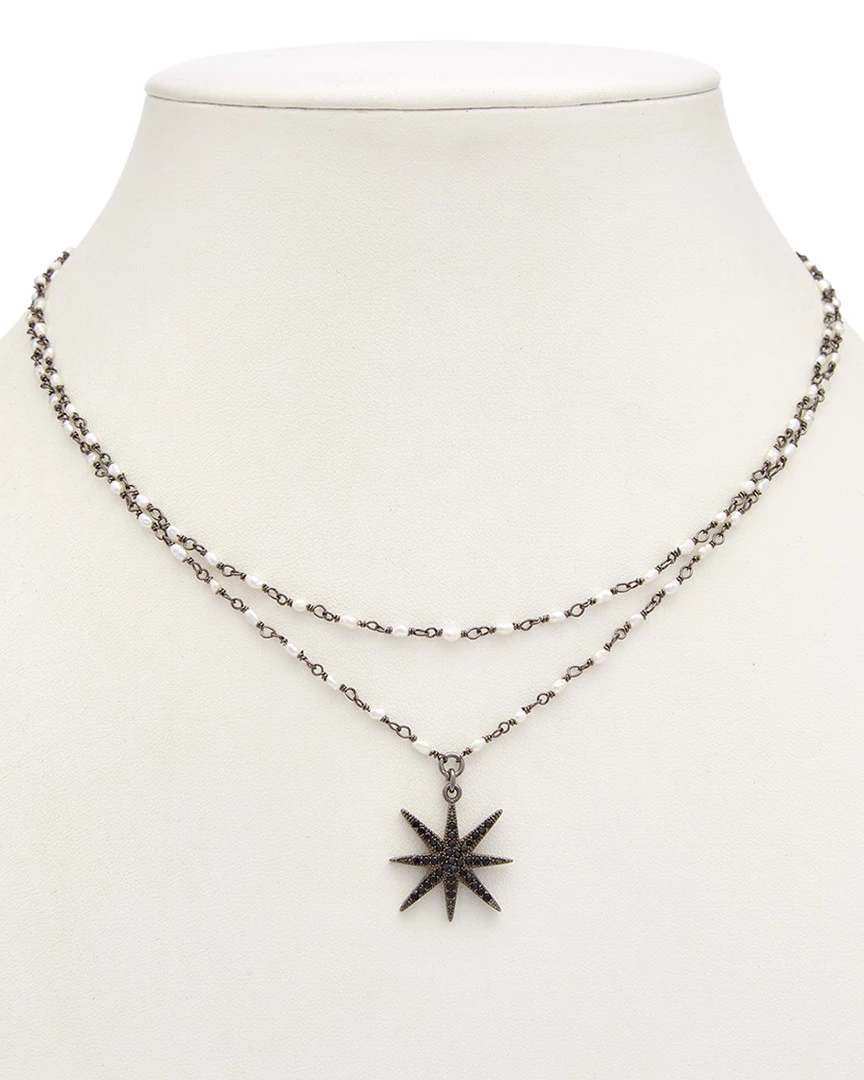 Coupon ๐ Rachel Reinhardt 14K Plated Labradorite CZ Celestial Necklace ๐ฉ Women Necklaces Black ๐ - Image 5