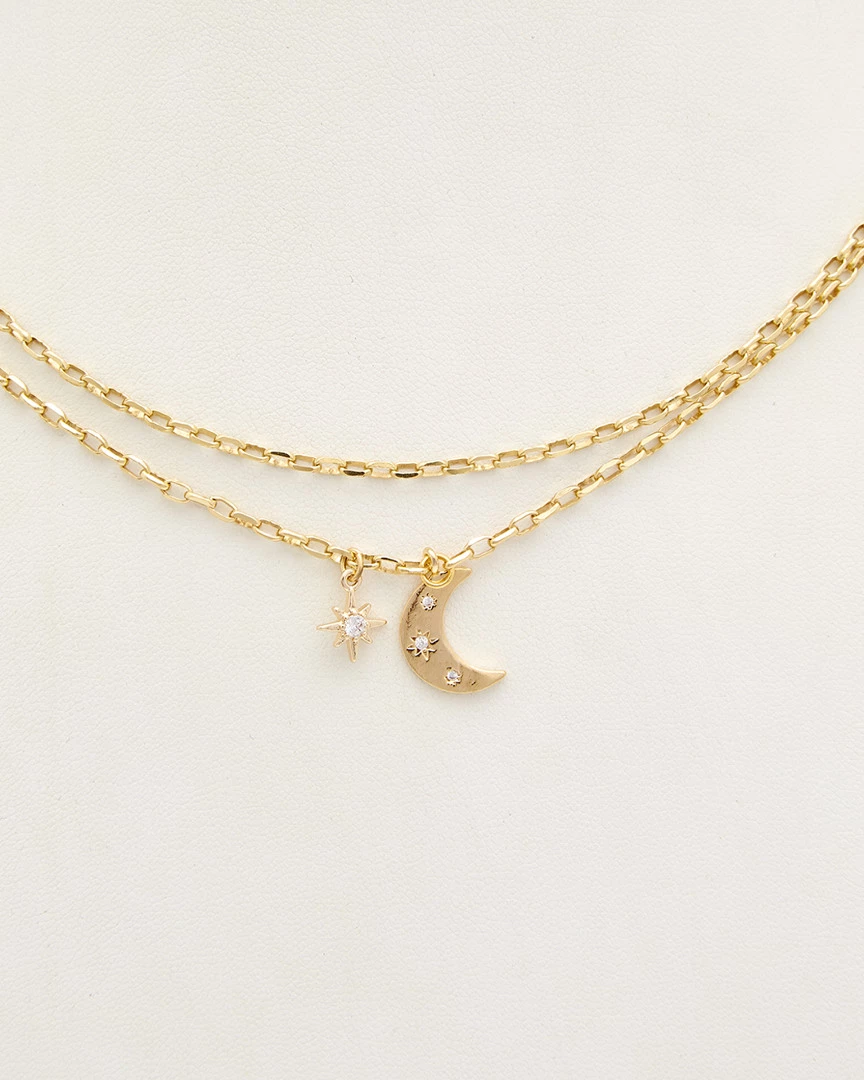 Coupon ๐ Rachel Reinhardt 14K Plated Labradorite CZ Celestial Necklace ๐ฉ Women Necklaces Black ๐ - Image 7