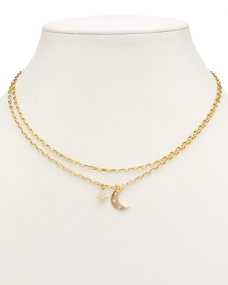 Coupon ๐ Rachel Reinhardt 14K Plated Labradorite CZ Celestial Necklace ๐ฉ Women Necklaces Black ๐ - Image 8