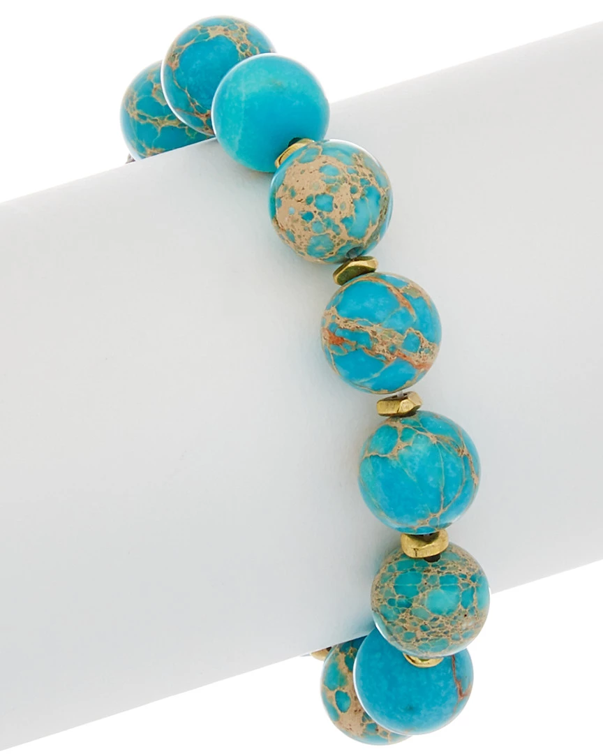 Best deal ๐ Rachel Reinhardt Turquoise & Crystal Stretch Bracelet ๐ฉ Women Bracelets ๐งจ - Image 2
