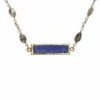 Cheapest ⭐ Rachel Reinhardt 14K Over Silver Gemstone Bar Necklace 👩 Women Necklaces ⌛