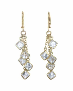 Wholesale 🎉 Rachel Reinhardt 14K Over Silver CZ Cluster Earrings 👩 Women 👏