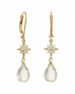 Brand new 👏 Rachel Reinhardt Quartz CZ Star Dangle Earrings 👩 Women 🥰