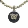 Promo 😉 Rachel Reinhardt Nightfall Collection 14K Over Silver Pyrite CZ Butterfly Pendant Necklace 👩 Women Necklaces 👍