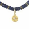 Cheapest ✨ Rachel Reinhardt Coastal Blues 14K Over Silver Blue Lapis CZ 🔨 Hammered Disc Necklace 👩 Women Necklaces ⌛